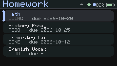 Homework