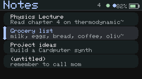 Notes
